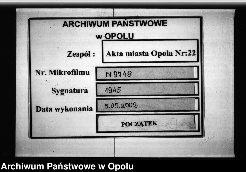 Obraz 1 z jednostki "Acta Specialia des Magistrats zu Oppeln. Wegen Anlegung einer Unterlaugen-Siederey für das Alaun Bergwerk zu Freyenwalde a/O. [...]"