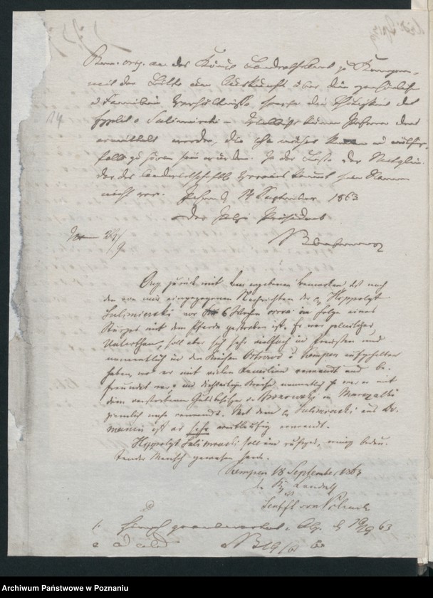 Obraz 20 z jednostki "A. betr. den Gutsbesitzer Joseph von Sulimierski"