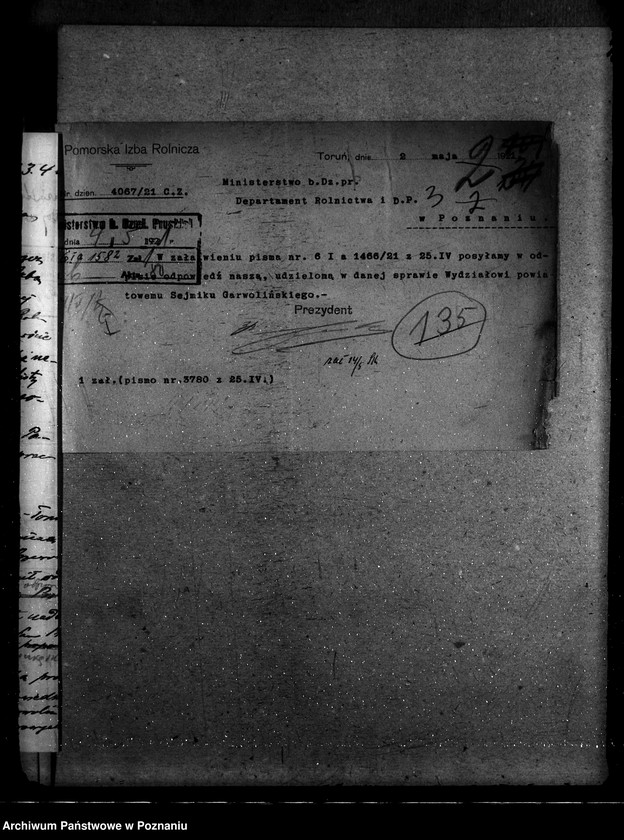 Obraz 7 z jednostki "Sprawy szczegółowo-- administracyjne Petencje, wnioski, zażalenia, zapytania o opinię"