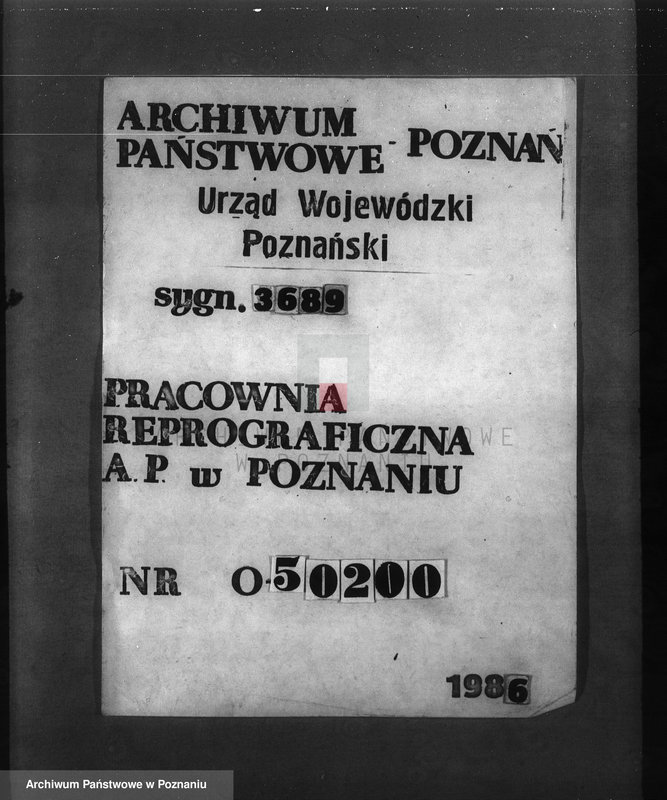 Obraz 1 z jednostki "Nadzór nad gospodarką w lasach majętności Lulin powiat obornicki"