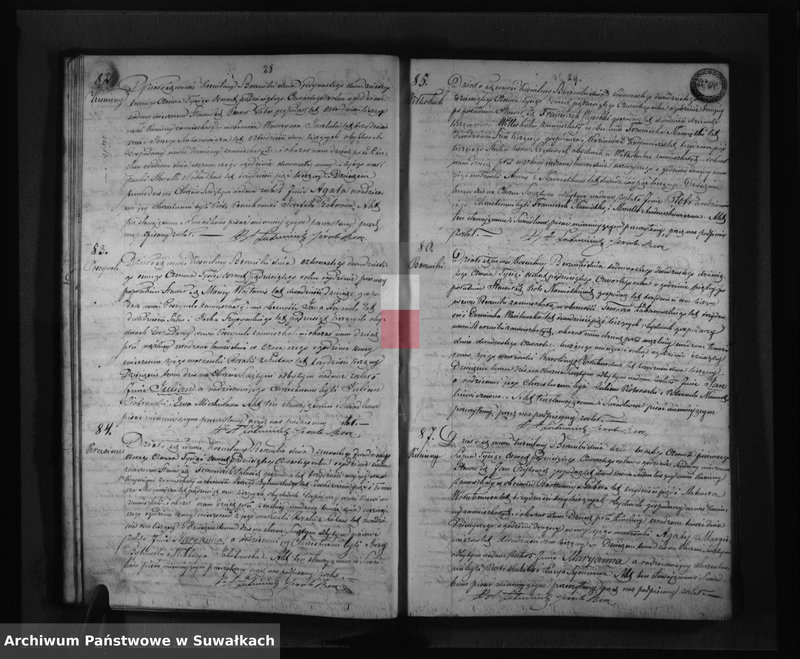 image.from.unit.number "Duplikat Aktów Urodzenia, Małżeństwa i Zejścia Parafia Berzniki z Roku 1854"