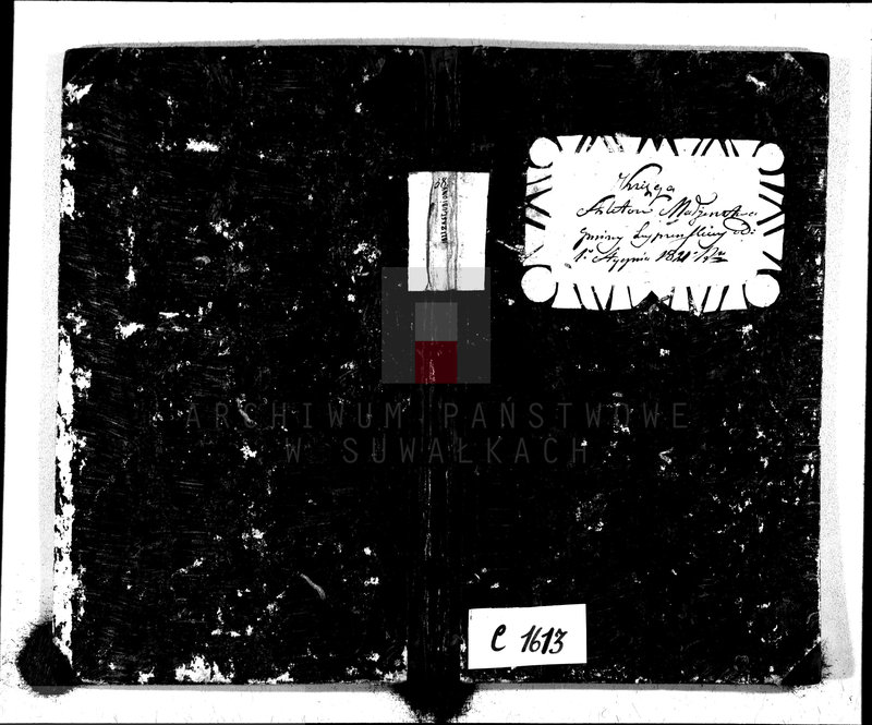 image.from.unit.number "Księga Aktów Małżeństwa Gminy Leypuńskiej od 1 Stycznia 1821 R-u"