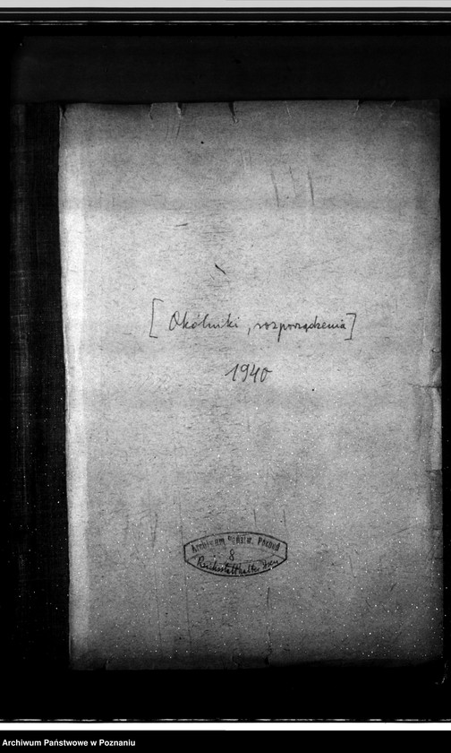 Obraz 4 z jednostki "Okólniki, rozporządzenia"