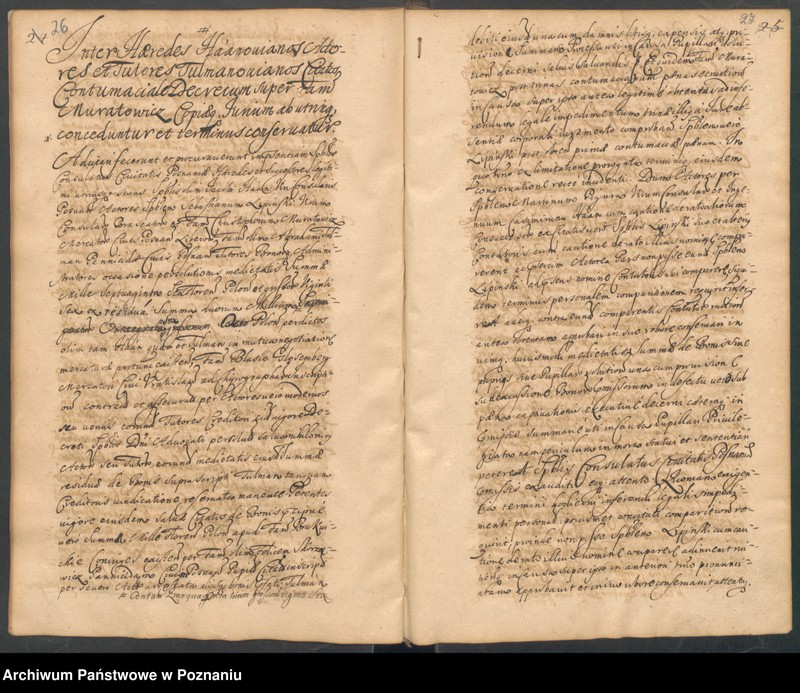 Obraz 17 z jednostki "Protocolon actorum officii consularis Posnaniensis."