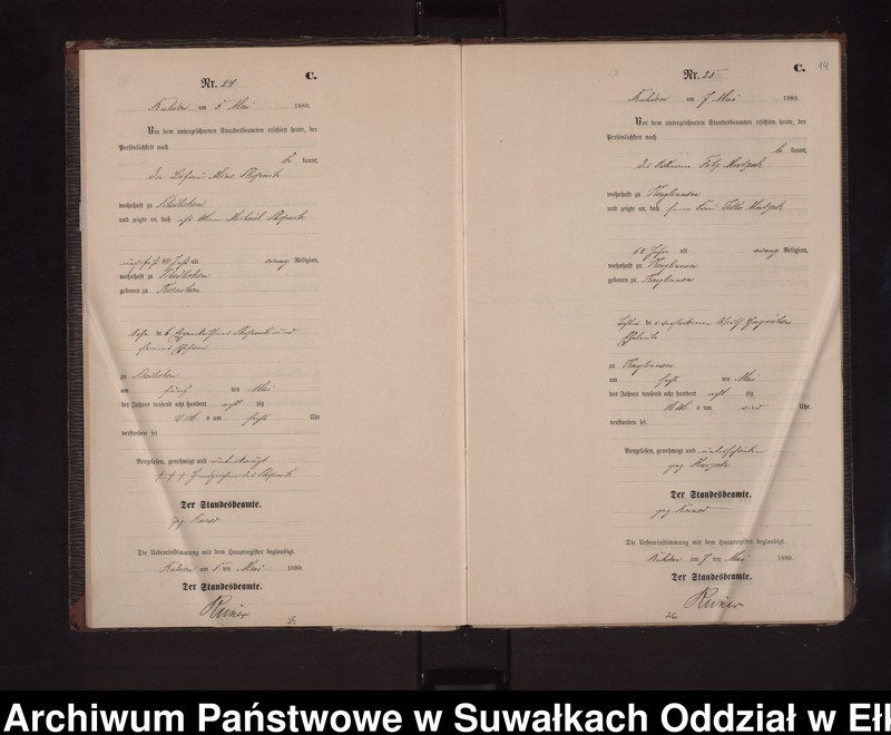 image.from.unit.number "Sterbe-Neben-Register des Preussischen Standes-Amtes Stasswinnen Kreis Loetzen"