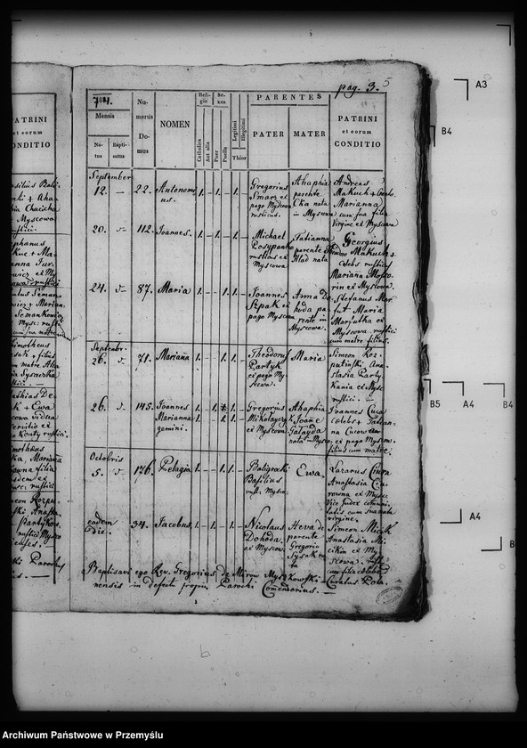 image.from.unit.number "[Kopie ksiąg metrykalnych parafii Myscowa (dekanat Dukla)]"