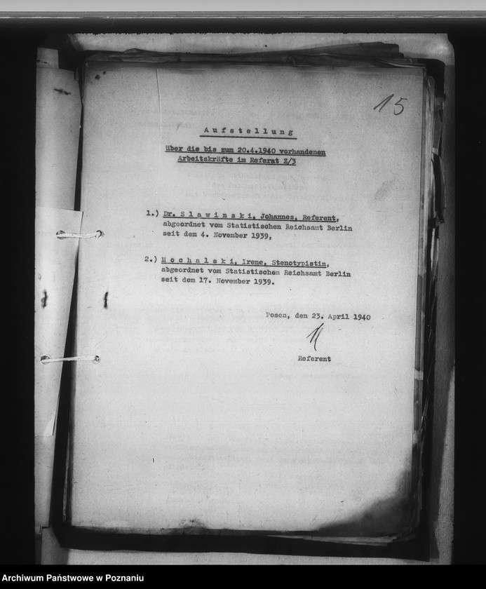 Obraz 19 z jednostki "Landeswirtschaft. Geschäftsverteilungsplan. Verwaltungskosten. Dienstreisen. Dienstkraftwagen"