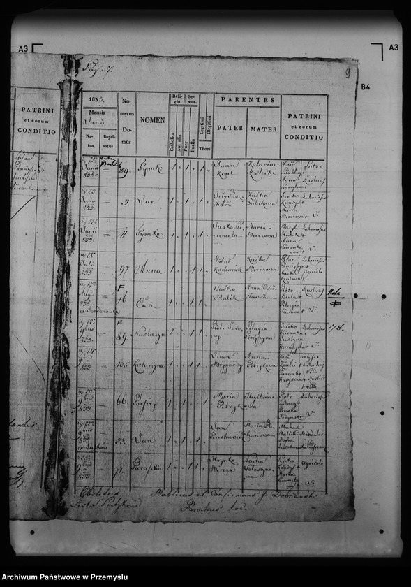 image.from.unit.number "[Kopie ksiąg metrykalnych parafii Bolanowice z filiami Tamanowice, Złotkowice (dekanat Mościska)]"