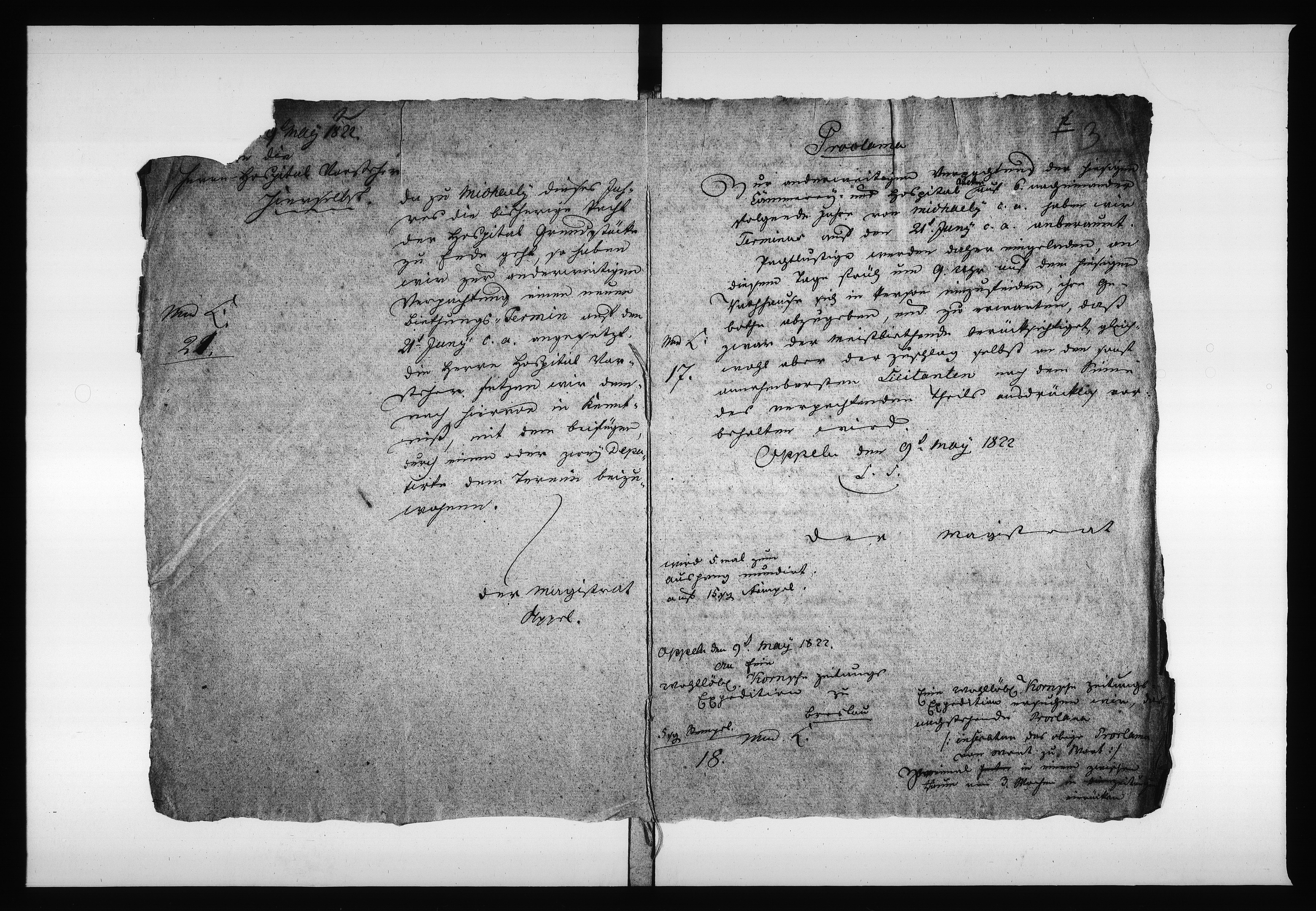 Obraz 6 z jednostki "Acta von Verpachtung der Cämmerey und Hospital Acker und Realitaeten Vol. III de anno 1822 bis 1833"