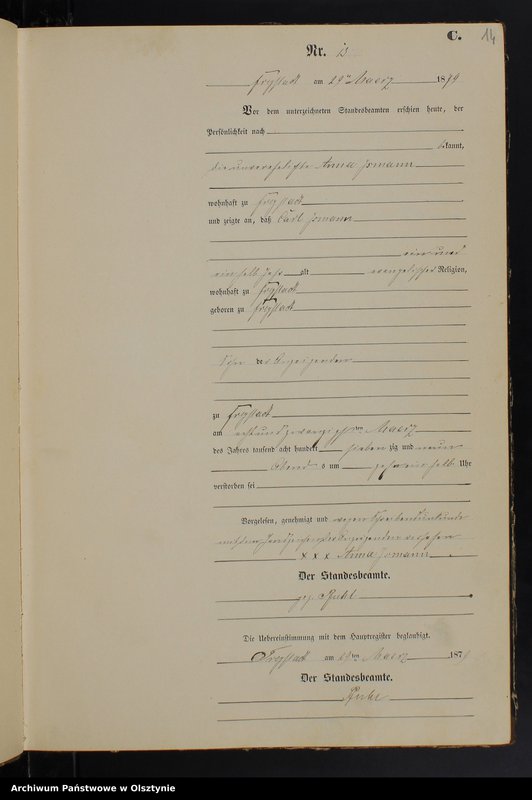 image.from.unit.number "Sterbe-Neben-Register Nr 1 - 76"