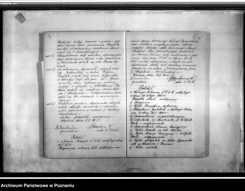 Obraz 6 z jednostki "Protokolarz zebrań, statut"