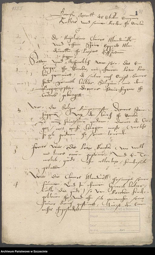 image.from.unit.number "Eggert Manteuffel zu Parpart [Paprotno] contra Jürgen Koeller zu Goerke [Górki (Pomorskie)]in po debiti, vol. I."