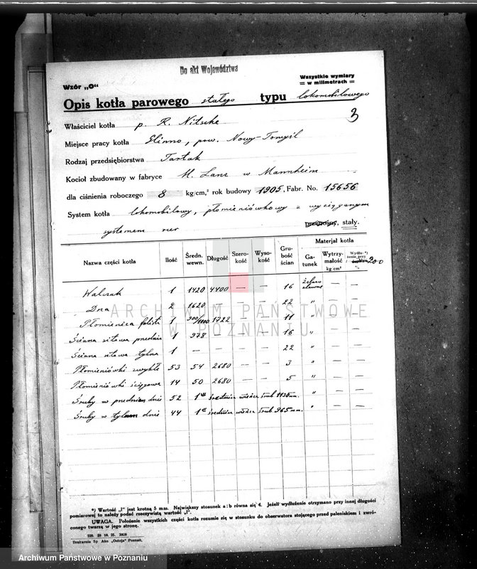 Obraz 7 z jednostki "Tartak w Glinnie, pow. nowotomyski, własność R. Nitsche nr woj. 2349"