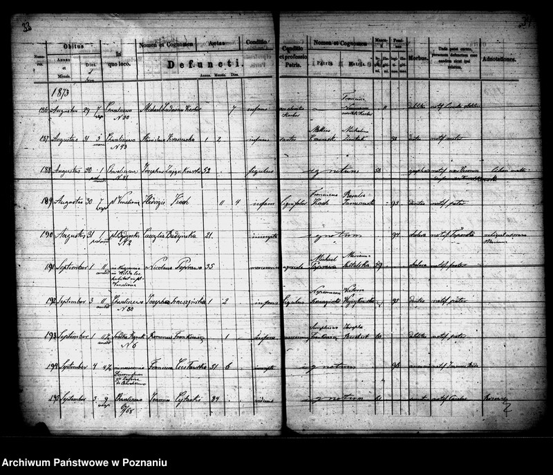 Obraz 18 z jednostki "Księga zgonów"