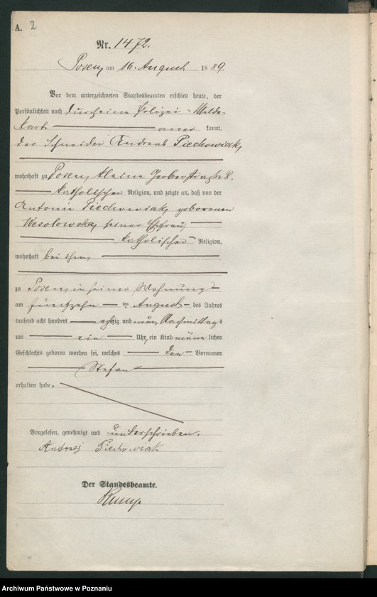 Obraz 5 z jednostki "Księga urodzeń t. IV"