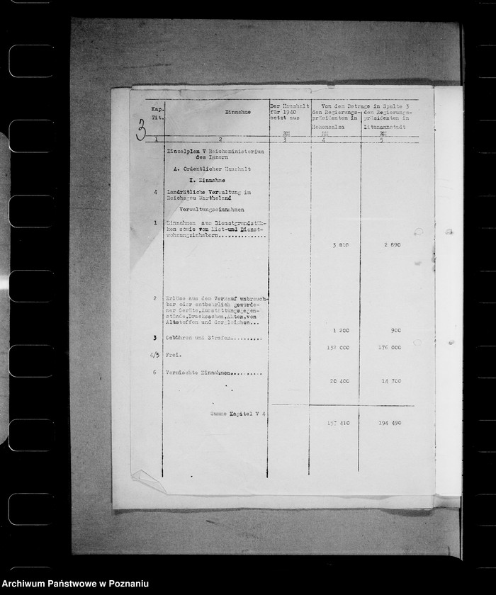 Obraz 7 z jednostki "Fundusze- Landrätliche Verwaltung"