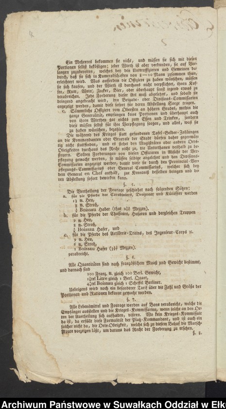 image.from.unit.number "Landes Verteidigungs Sachen vom Jahr 1813"