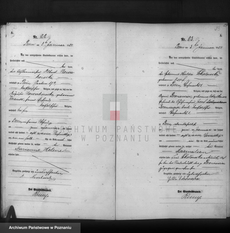 image.from.unit.number "Księga urodzeń t. I"