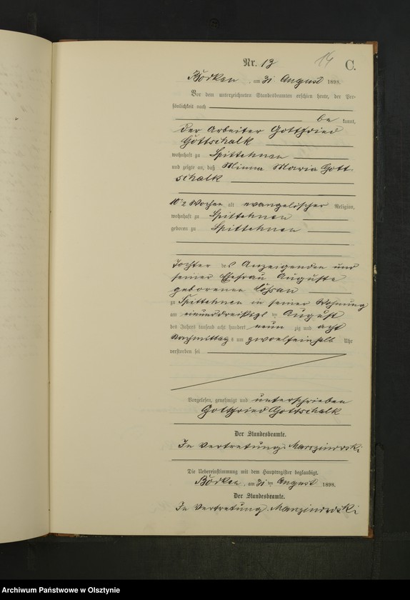 image.from.unit.number "Sterbe-Neben-Register Nr 1 - 21"