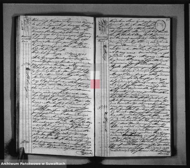 image.from.unit.number "Akta urodzonych stanu cywilnego gminy seyneńskiey od 1-go stycznia 1819 roku."