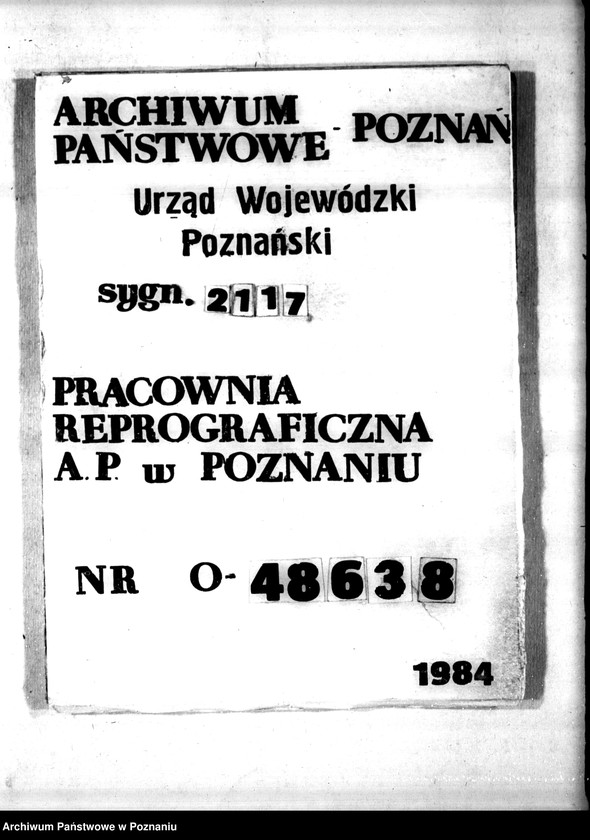 Obraz 1 z jednostki "Majątek Jabłonowo powiat chodzieski sprawy gminne i ubogich"