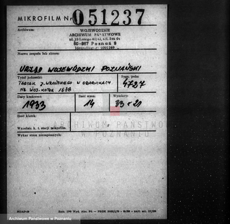 Obraz 2 z jednostki "Tartak J. Wrońskiego w Obornikach nr woj. 1638"