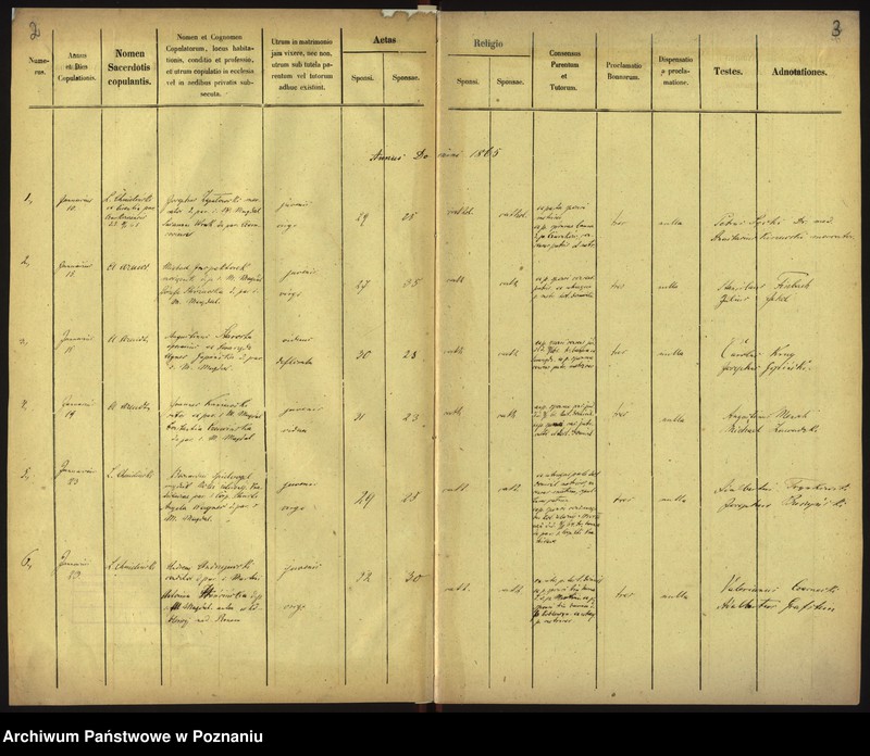 Obraz 4 z jednostki "Księga małżeństw"