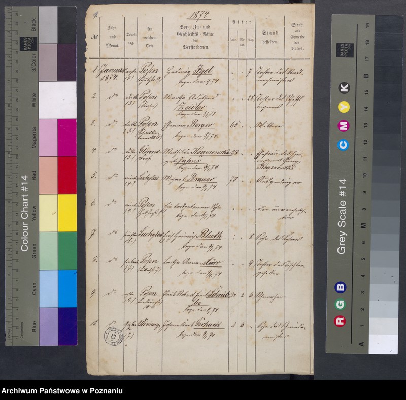 Obraz 3 z jednostki "Sterbenbuch"