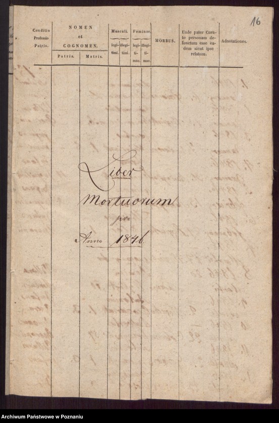 Obraz 11 z jednostki "Libri Metrices Baptisatorum, Copulatorum et Mortuorum."