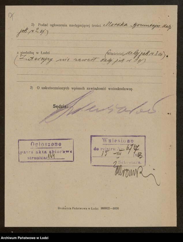 Obraz 9 z jednostki "Mordka Bornsztajn- sprzedaż drobnej galanterii"