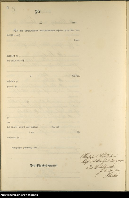 image.from.unit.number "Sterbe-Haupt-Register Nr 1 - 71"