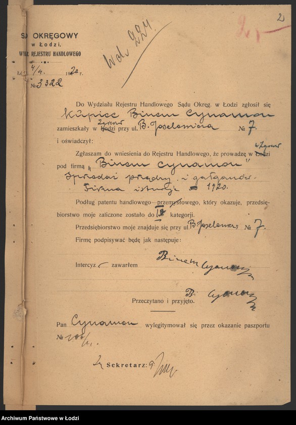 Obraz 4 z jednostki "Binem Cynamon – sprzedaż przędzy i gałganów – Zgierz"