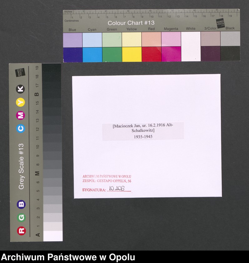 Obraz 2 z jednostki "[Macioczek Jan, ur. 16.2.1916 Alt-Schalkowitz]"