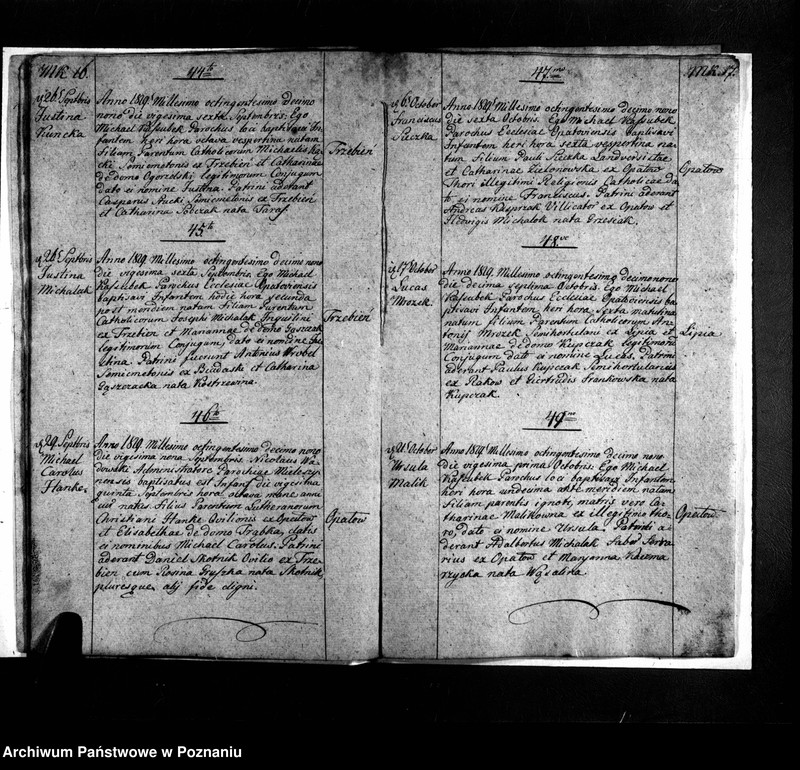image.from.unit.number "Extractum ex libro baptisatorum"