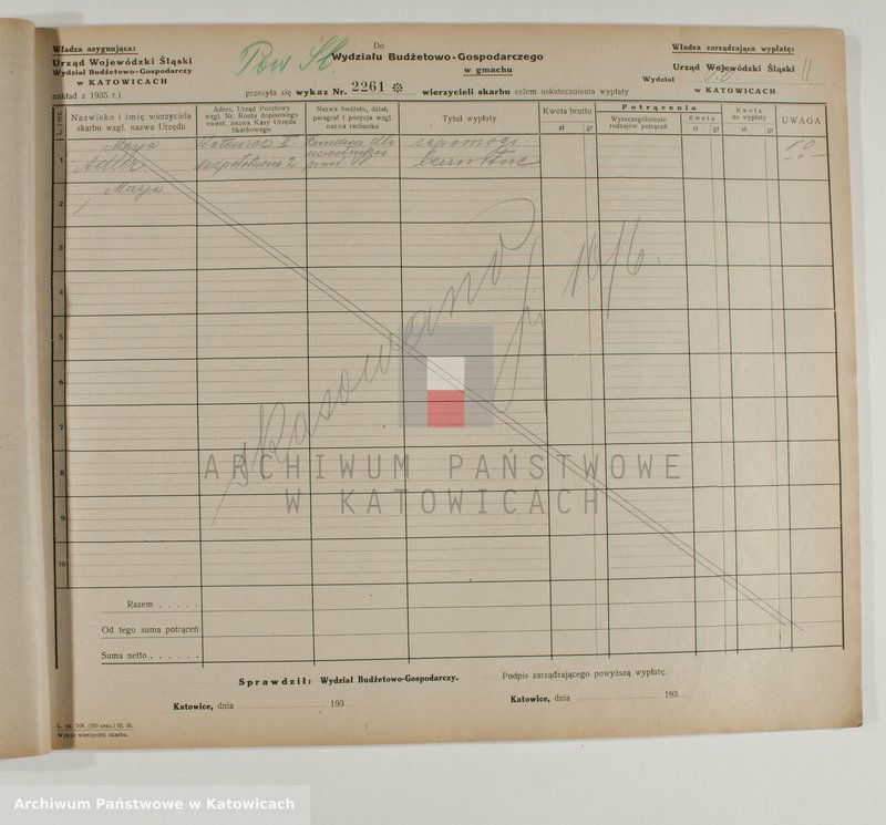 image.from.unit.number "Fundusz pomocy dla uczestników powstań śląskich, t. I"