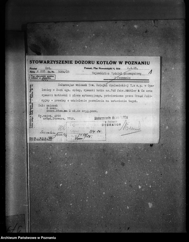 Obraz 5 z jednostki "Warsztat Towarzystwa Kolejki Opalenickiej w Opalenicy, pow. nowotomyski nr woj. 5799"