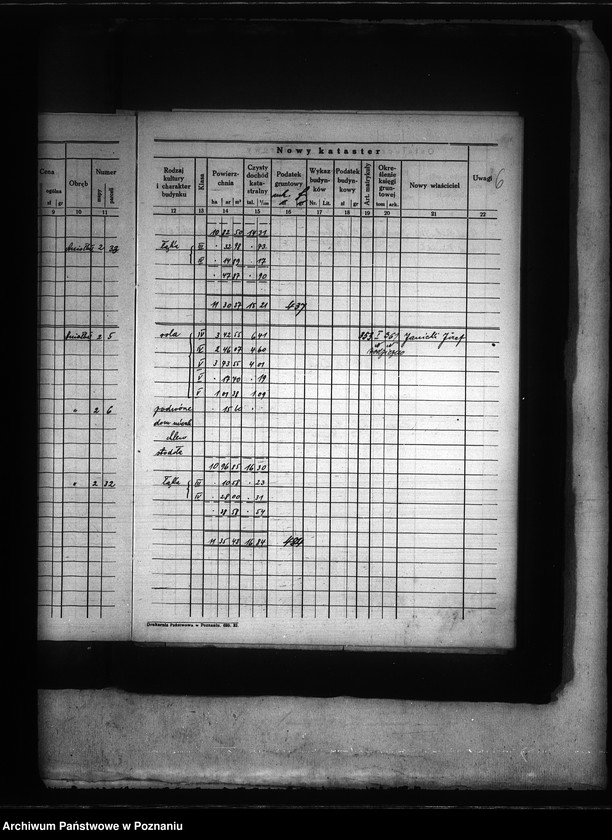 Obraz 10 z jednostki "Ostateczny i tymczasowy rejestr pomiarowy majątku Aniołka powiat kępiński"