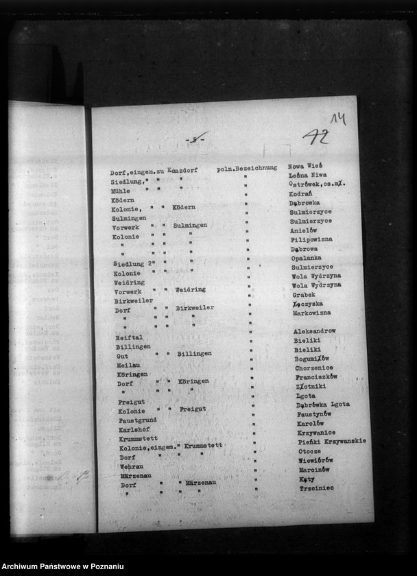 Obraz 18 z jednostki "Kreis Wielun (Wieluń). Korespondencja w sprawie miejscowych Niemców, którzy zginęli w 1939 roku"