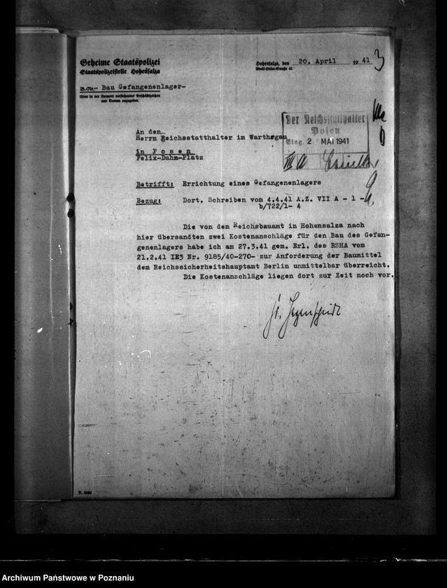 Obraz 7 z jednostki "Gefangenenlager der Staatspolizei - Hohensalza (Inowrocław)"