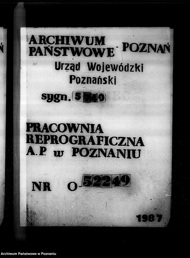 Obraz 1 z jednostki "/Sprawy osobowe urzędników i funkcjonariuszy niższych generalia/"
