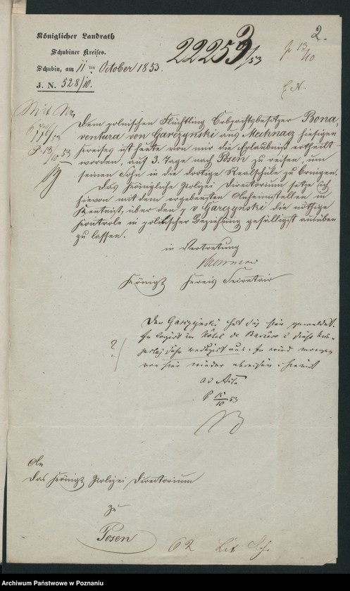Obraz 5 z jednostki "A. betr. Gutsbesitzer Josef Bonaventura von Garczyński zu Mochnacz, seinem Sohn Patriciosus und seine Brüder Martin und Anton"