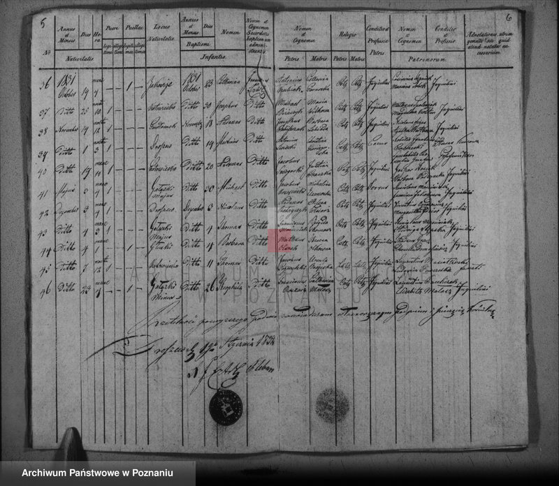 image.from.team "Akta stanu cywilnego Parafii Rzymskokatolickiej Droszew (pow. ostrowski)"