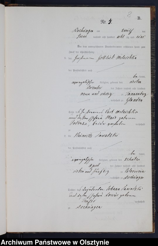 image.from.unit.number "Heiraths-Neben-Register Nr 1 - 11"