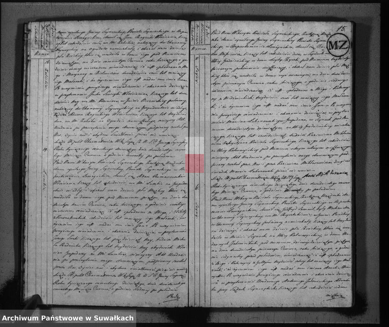 image.from.unit.number "Akta stanu cywilnego urodzonych w gminie seyneńskiey od 1-go maja 1810 roku"
