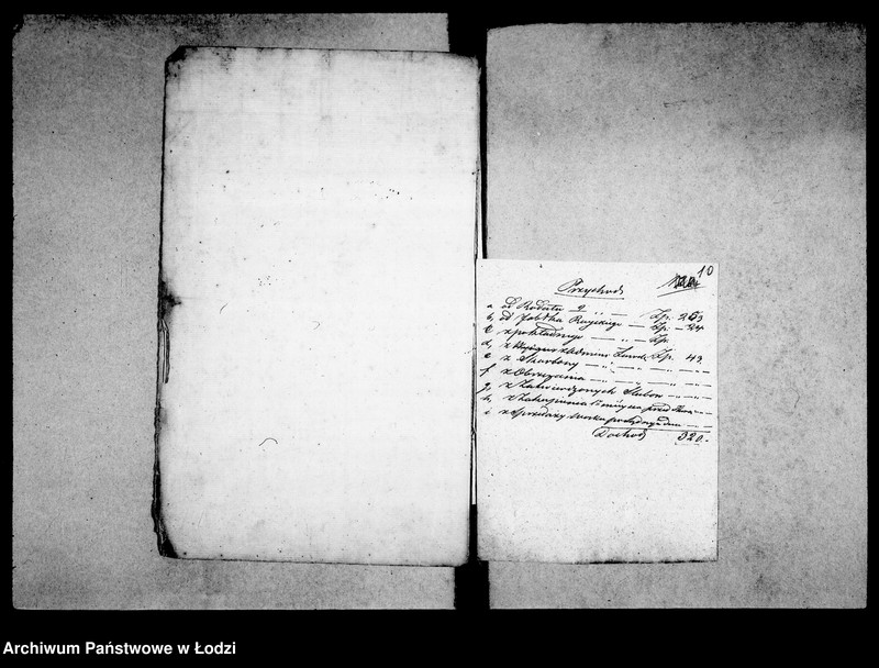 Obraz 9 z jednostki "Akta tyczące się bożnicy i koszerni starozakonnych 1819"