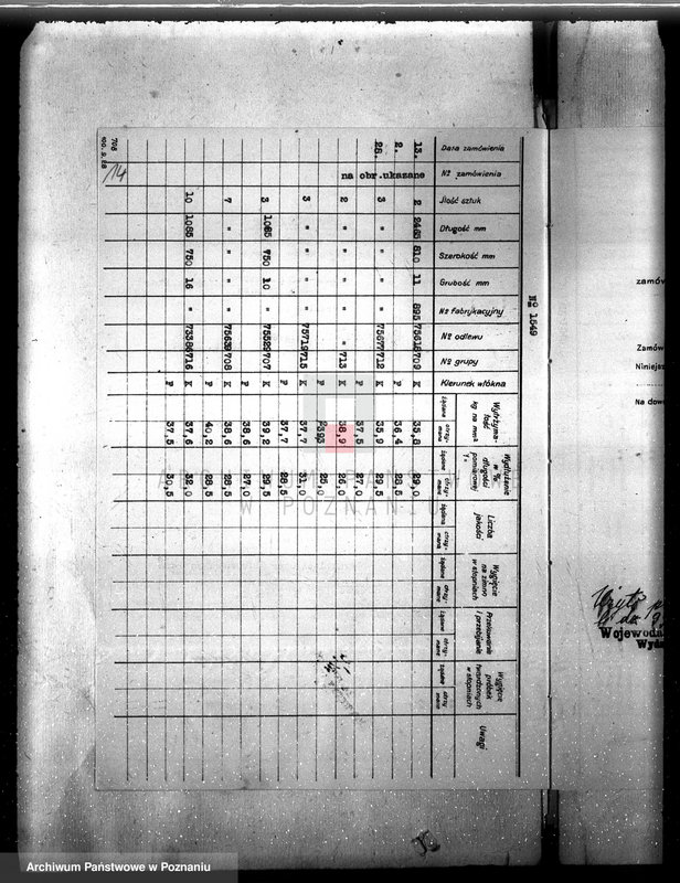 Obraz 19 z jednostki "Dominium Kobylniki pow. kościański - własność D. Kwilecki nr woj. kotła 6237"