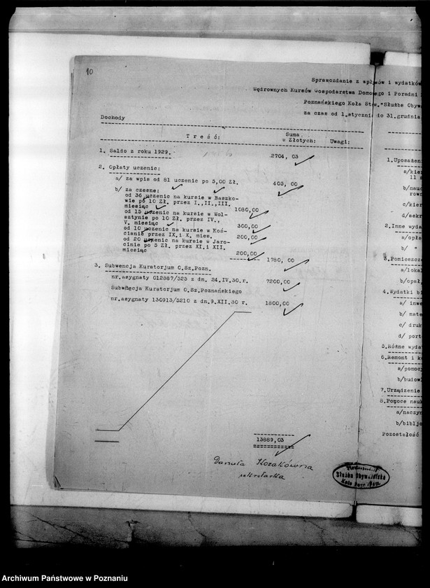 Obraz 14 z jednostki "[Szkoły zawodowe- sprawozdania budżetowe]"