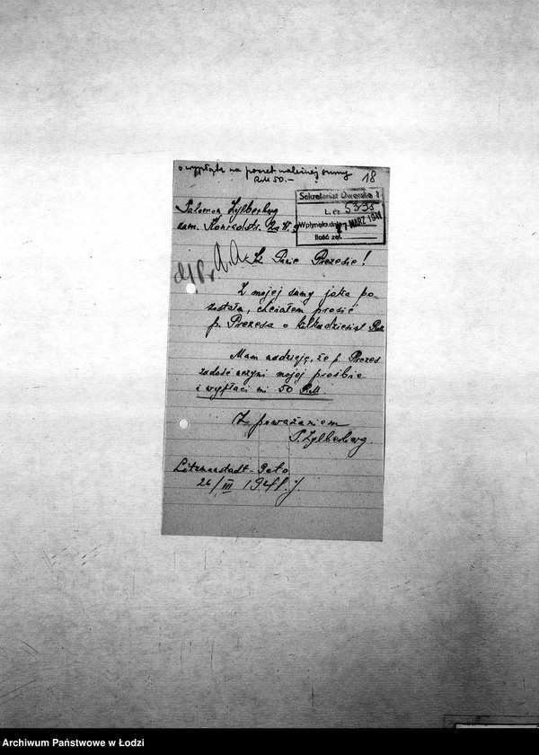 Obraz 20 z jednostki "[Podania o odszkodowanie za poniesione straty materialne]"