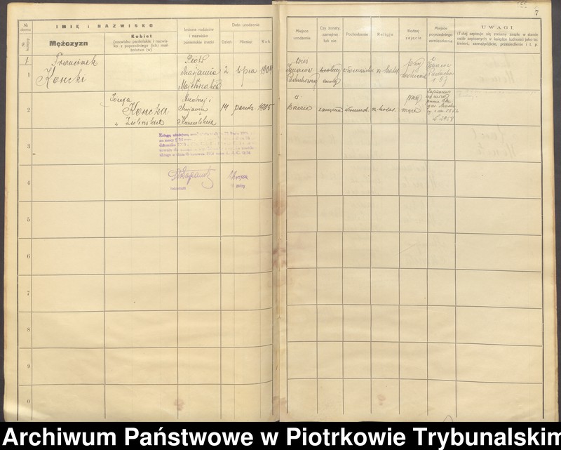 image.from.unit.number "[Księga ludności stałej gminy Ręczno] wieś Ignaców Poduchowny i Nowinki"