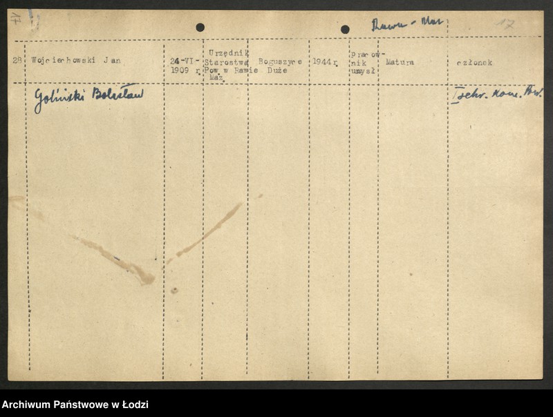 Obraz 18 z jednostki "Wykazy uczestników kursów korespondencyjnych [i dokształcających]"